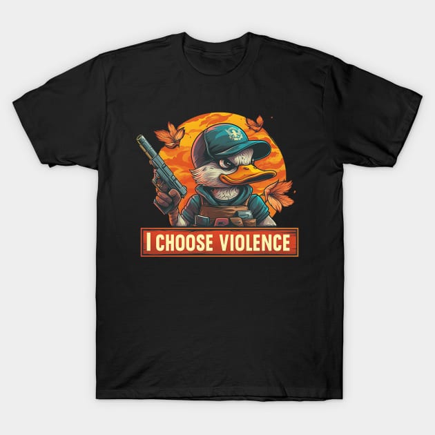 i choose violence T-Shirt by peterdoraki